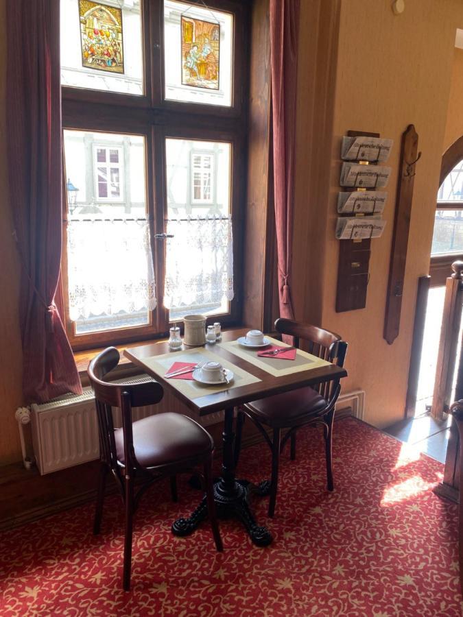 Hotel Garni Am Dippeplatz 크베들린부르크 외부 사진